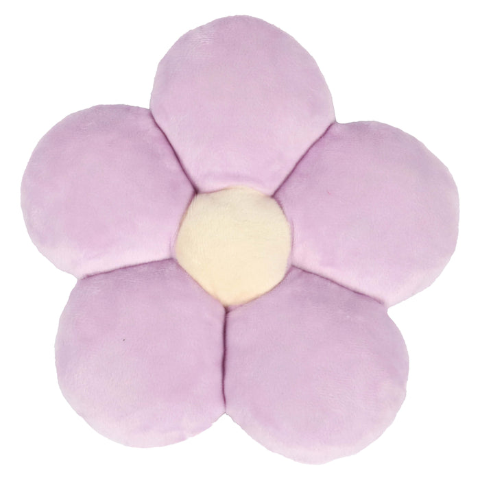 Coockoo Hondenspeeltje met 5 piepers FUN FLOWER Paars/wit