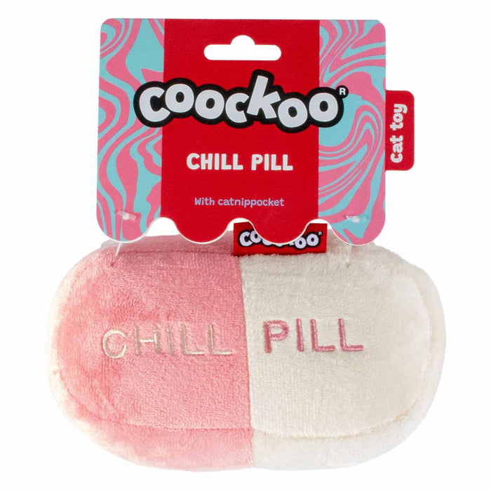 Coockoo Katten Trappelkussen CHILL PILL Roze/beige