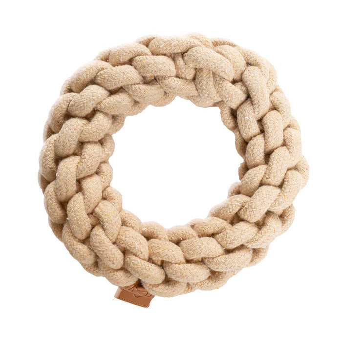 D&D Home Ben gevlochten ring Sand