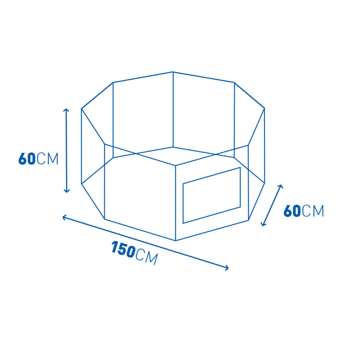 Puppyren met afdeknet