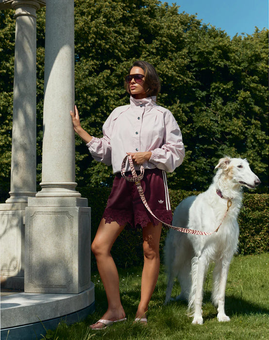 DOGGUO Hondenriem Ethnic Perzik/Bordeaux