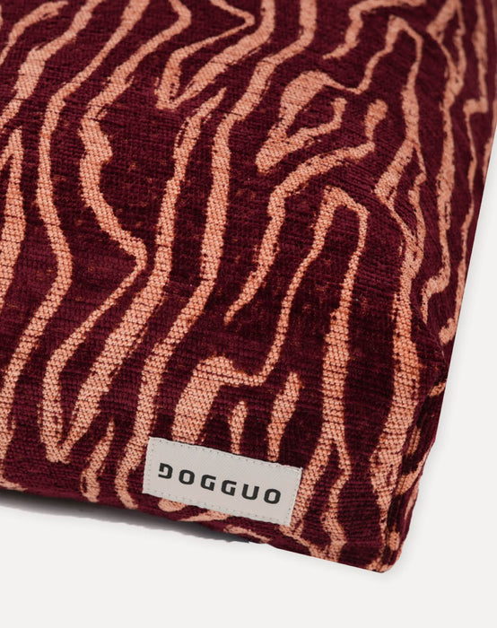 Dogguo hondenkussen Ethnic Bordeaux/Peach