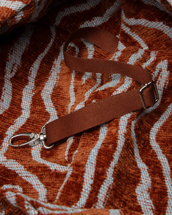 Dogguo draagzak Ethnic Bruin/Blauw