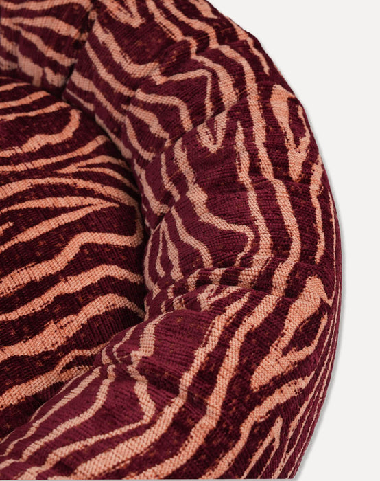 Dogguo donut hondenmand Ethnic Bordeaux/Perzik