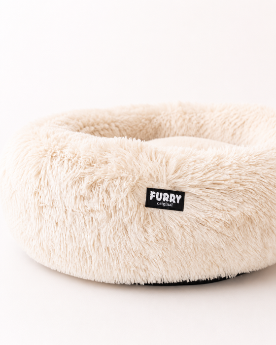 Furry Original Donut Hondenmand Orthopedisch Beige