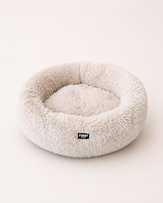 Furry Original Donut Hondenmand Orthopedisch Beige
