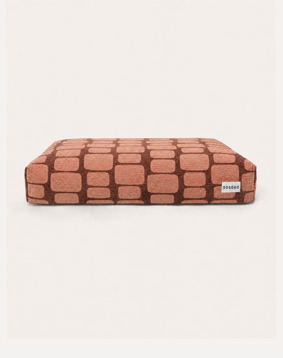 Dogguo hondenkussen Staple Stones Bruin/Perzik