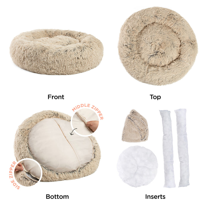 airLOFT Donut Hundebett beige