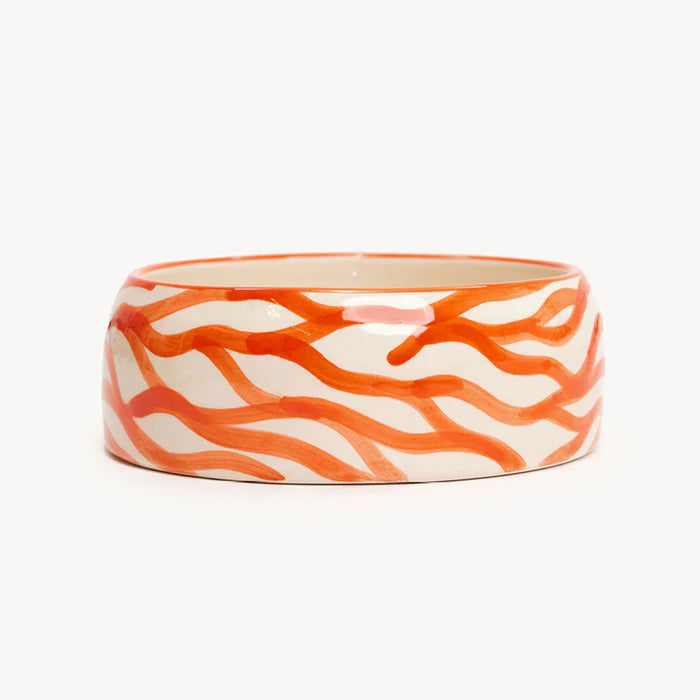 DOGGUO honden voerbak zebra - oranje