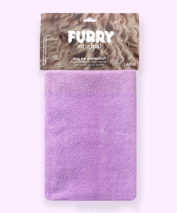 Honden oorbeschermers waterblazer lila Furry Original