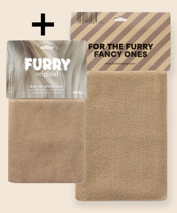 Honden oorbeschermers waterblazer mokka Furry Original