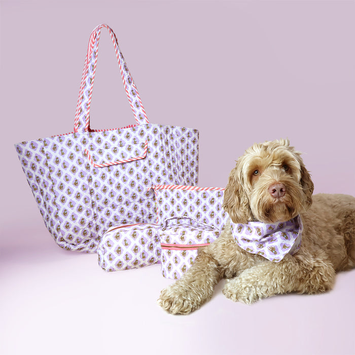 Doodle print toilettas small Studio Brai x Furry Original