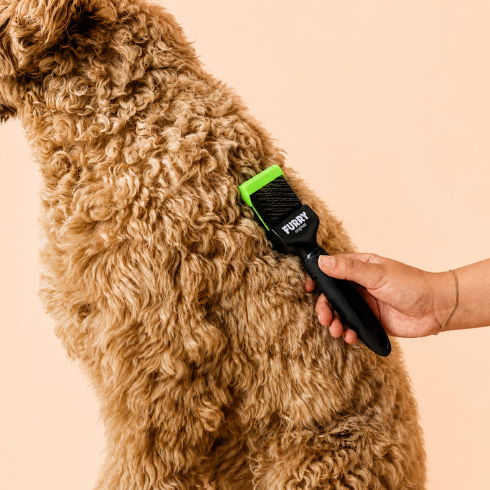 Furry Original Slicker Borstel Groen