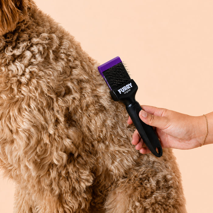 Furry Original Slicker Borstel paars