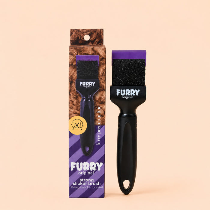 Furry Original Slicker Borstel paars
